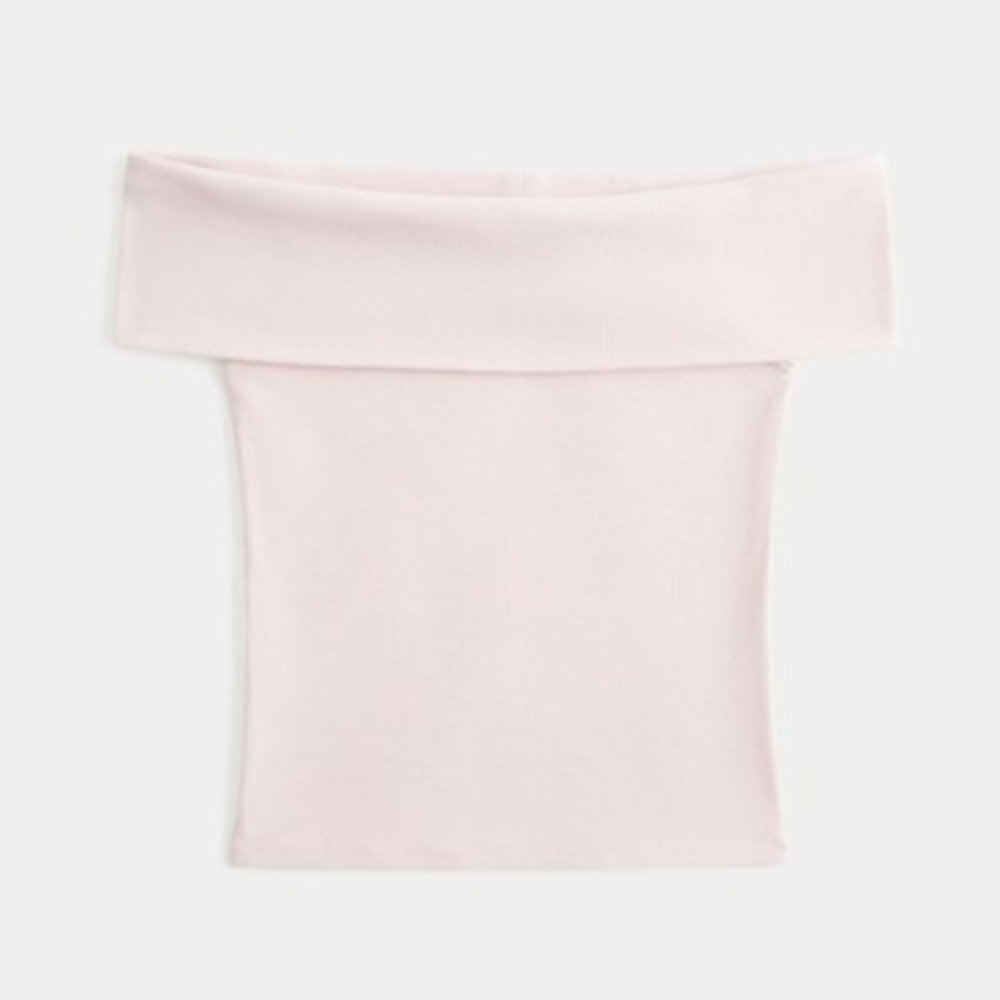 Foldover Off-the-Shoulder Top - Picture 1 of 1